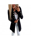 LASPERAL kobiety jesień Slim Fit Smart Casual Blazer długie rękawy biuro w stylu Vintage Gothic Plus Size panie kurtka jesień pł