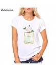 2018 harajuku t koszula kobiety kwiat perfumy t-shirt kobieta bawełna z krótkimi rękawami na co dzień kobiet koszulki z krótkim 
