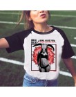 Śmieszne Halloween koszula szatan w stylu Vintage kobiety Tshirt przez wzywania demonów koszulki z nadrukami topy Harajuku lato 