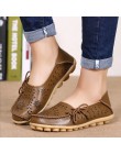 Duży rozmiar 34-44 2018 wiosna kobiety mieszkania buty kobiet płaskie buty ze skóry naturalnej damskie buty kobieta wycinanka sl