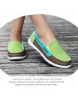 Praca tenisówki damskie kobieta panie buty w stylu casual Lady damskie mokasyny mieszkania Slip On buty tenis feminino zapatos d