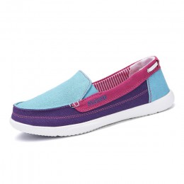 Praca tenisówki damskie kobieta panie buty w stylu casual Lady damskie mokasyny mieszkania Slip On buty tenis feminino zapatos d