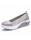 EOFK kobiety płaskie buty na koturnie damskie mokasyny moda damska Slip On płytkie huśtawka buty w stylu casual kobiety mieszkan