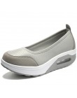 EOFK kobiety płaskie buty na koturnie damskie mokasyny moda damska Slip On płytkie huśtawka buty w stylu casual kobiety mieszkan