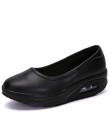 EOFK kobiety płaskie buty na koturnie damskie mokasyny moda damska Slip On płytkie huśtawka buty w stylu casual kobiety mieszkan