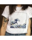 , Żeński, moda Harajuku ulzzang duży rozmiar fala japoński drukuj zabawa z krótkim rękawem T-shirt topy koszulki nowa fala S-3XL