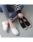 Kobiety mieszkania buty Slip On na co dzień panie tenisówki leniwe mokasyny oddychające damskie espadryle 2018 wiosna jesień obu