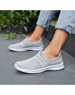 2019 wiosna kobiet sneakers buty damskie oddychające oczek buty mieszkania damskie wsuwane buty płaskie mokasyny Plus rozmiar 41