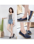 Damskie buty Plus Size płaskie buty damskie oryginalne skórzane mokasyny pielęgniarki Slip On kobiet płaskie Oxford Sapato Femin