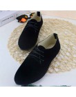 2018 nowy cukierki kolor damskie buty Plus Size mieszkania buty kobieta Lace-up wiosna jesienne buty damskie Zapatos Mujer rozmi