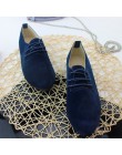 2018 nowy cukierki kolor damskie buty Plus Size mieszkania buty kobieta Lace-up wiosna jesienne buty damskie Zapatos Mujer rozmi