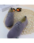 2018 nowy cukierki kolor damskie buty Plus Size mieszkania buty kobieta Lace-up wiosna jesienne buty damskie Zapatos Mujer rozmi