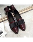 SHIDIWEIKE klasyczne buty marki kobiety Casual Pointed Toe czarne Oxford buty dla kobiet mieszkania wygodne wsuwane buty damskie