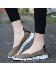 Damskie buty 2019 lato na co dzień mieszkania buty oddychające kobiet tkane buty Slip On panie mokasyny ręcznie robione buty roz