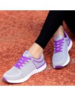 Trampki buty kobieta buty sportowe Lace-Up Mesh okrągły krzyż pasek panie niskie tenisówki buty do biegania na co dzień damskie 