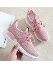 Nowy nabytek oddychające płaskie buty kobieta lato panie buty w stylu casual lekki różowy miękkie trampki kobiet Zapatos Mujer