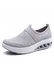 STQ 2019 wiosna kobiet sneakers buty płaskie buty na koturnie kobiety oddychające oczek buty w stylu casual slip on pnącza buty 