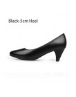 YALNN skórzane damskie Med obcasy nowe wysokiej wysokiej jakości buty klasyczne czarne i białe buty biurowe dla kobiet