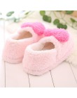 Piękne panie piętro domu miękkie kobiety kapcie podeszwa bawełny wyściełane buty kobieta zimowe kobiety klapki zapatos mujer