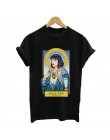 2019 nowy kobiety moda Tumblr koszulka Harajuku druku z krótkim rękawem, dekolt w kształcie litery "o", koszula Van Gogh Art kos