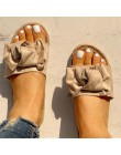 Slajdy kapcie kobiety lato plaża łuk letnie sandały pantofel kryty odkryty pościel japonki buty kobiet mody kwiatowy buty