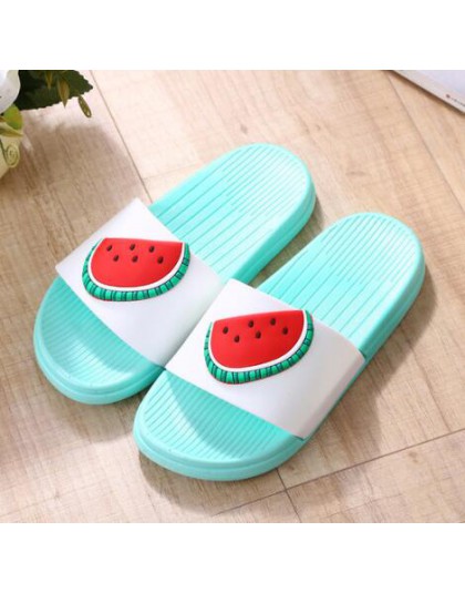 RASS PLE 2019 owoce klapki Open Toe antypoślizgowe cukierki kolor galaretki klapki japonki sandały slip On slajdy S buty kobiety