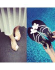 Moda kwiatowy buty plażowe damskie klapki na lato letnie klapki japonki płaskie 2018 nowe buty dla pań 35-40 rozmiar JDD34