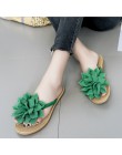 XEK kwiat marka jakości rozrywka kobiety letnie kapcie obuwie plażowe klapki japonki obuwie damskie rozmiar 36-40 WFQ63