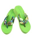 New Arrival Wedge platformy stringi klapki japonki sandały buty plażowe zwykłe kapcie lato wewnątrz i na zewnątrz Slip-On buty w