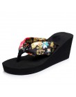 BeckyWalk czechy styl letnie buty kobieta plaża klapki japonki slajdy kliny sandały damskie platformy wysoki obcas buty damskie 