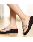 2019 kobiety cekiny klapki japonki sandały mieszkania czarny EVA podeszwa 8 rozmiary gorąca
