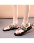 Nowy 2018 kobiety klapki japonki letnie buty kapcie plażowe kobiet czechy styl słodkie sandały na płaskim obcasie rozmiar 35-39