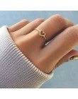 Moduł 2018 nowe mody złota róża kolor w kształcie serca w kształcie serca Wedding Ring dla kobiet Dropshipping