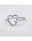 Średnik pierścień dla dziewczyny regulowany pierścień zdrowia psychicznego pierścień inspirująca biżuteria miłość życia do ukońc