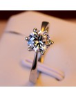 Producent hurtownia sześć pazur złoty pierścień Austria kryształ cyrkon pierścień prezent na Boże Narodzenie dla kobiet biżuteri