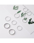 10 sztuk/zestaw 2018 moda proste projekt w stylu Vintage złoty kolor srebrny wspólne pierścienie zestawy dla kobiet biżuteria J7