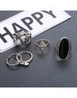 Docona 5 sztuk/zestaw moda wysokiej jakości czechy styl pierścienie zestaw klasyczny kształt wzór kryształ wisiorek dla kobiet C