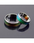 Pierścień ze stali nierdzewnej zmiana pierścienie nastrój nastroju/termiczny pierścień nastroju szerokie 6mm inteligentne biżute