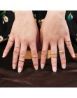 17 KM 12 sztuk/zestaw urok złoty kolor Midi Ring Finger zestaw dla kobiet w stylu Vintage Boho pierścionki na środek palca Party