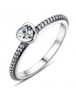 WOSTU gorąca sprzedaż 925 Sterling Silver Rings dla kobiet europejskiej oryginalny moda ślubna marka pierścień biżuteria prezent
