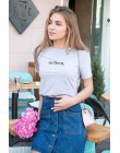 Porzingis moda damska czarne koszulki rosyjski list napis drukuj koszulka damska koszulka bawełniana lato kobiety Harajuku Tee