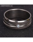 316L pierścienie ze stali nierdzewnej gładkie proste ślubne pary pierścionki dla kobiet mężczyzna prezent wysokiej jakości pierś