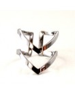 SMJEL 2019 nowych moda Boho podwójne linie V Chevron pierścienie dla kobiet prezent proste geometria Bague Dainty pierścienie Fe