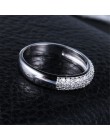 DODO luksusowe pełna aaa cyrkon pierścienie dla kobiet 925 sterling-srebro-biżuteria obietnica ślubne anel oświadczenie anillos 