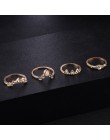 12 sztuk/zestaw czeski Vintage korona krople wody gwiazdy geometryczne kryształowy pierścień zestaw kobiety urok wspólny pierści