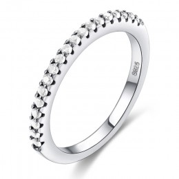 2018 nowa moda Multicolor cyrkon Party kobiet pierścionek zaręczynowy z srebrny kolor kryształowe obrączki dla Lady biżuteria pr