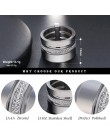 Effie królowa 15mm duże 3 warstwy pierścienie 316L ze stali nierdzewnej z cyrkonią kobiet pierścionek zaręczynowy ślub kobiet bi