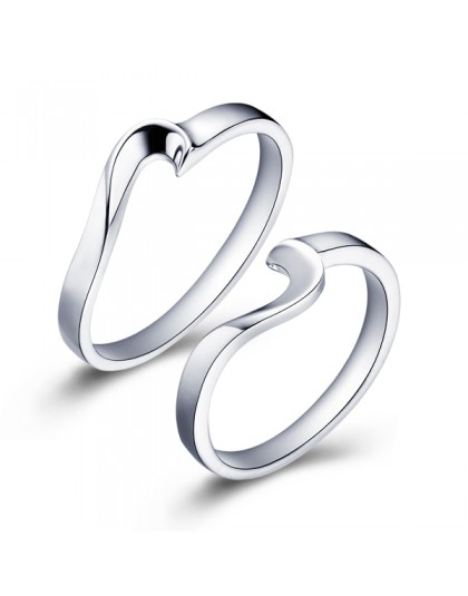Romantyczny kochanek pierścionki platerowane złoto para pierścienie dla kobiet i mężczyzn miłość Exquiaite para obrączki J042