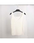 GOPLUS 2019 wiosna Crop Top dzianiny Tank topy kobiety Plus rozmiar rękawów Sexy V Neck T-shirt kamizelka kobiet Casual Camis st