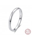 ORSA klejnoty prawdziwe 925 Sterling Silver kobiety pierścionki AAA Cubic cyrkon moda ślub pierścień biżuteria okrągły palec pie